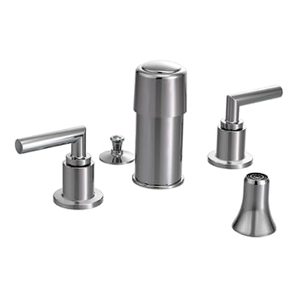 Moen Ts52005 Arris Two Handle Bidet Faucet Valve Not Included