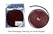 25ft - 3/8 inch PET Expandable Braided Sleeving – BlackRed – Alex Tech Braided Cable Sleeve