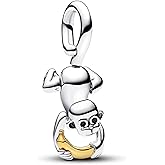 NUNUYAYA Charms Beads 925 Sterling Silver Animal Leaf Gold Travel Friend Love Dangle Pendant with 5A Cubic fits for Charms Bracelets for Woman Valentine's Day Mother's Day Christmas Birthday Gift