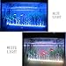 Annong Aquarium Light Fish Tank Led Lamp 57 LED 19inch 4W Waterproof Underwater Submersible Crystal Glass Lights (Blue)