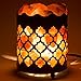 CRYSTAL DECOR Himalayan Pink Salt Lamp Basket & Dimmer Cord Bulb