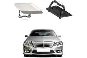 GOHOLY Car Front Bumper Headlight Washer Nozzle Cover Cap Compatible with Mercedes Benz E-Class W212 E300 E350 E400 E550 2008 2009 2010 2011 2012 2013 Headlight Cleaning Cover 2128600208 Water Spray Cover