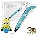 Standard 3D Printing Pen-TUBOSS 3D Doodler Pen Arts Pen Making Doodle 3D Pencil for 3D Arts & Crafts Drawing and Doodling for Kids(Blue)