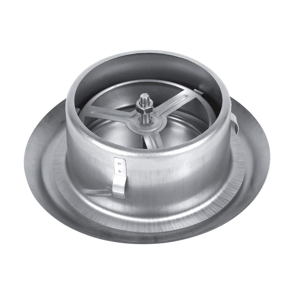 100mm Ceiling Vent, Adjustable Wall Ceiling Home Stainless Steel Air Vent Round Ventilation Duct Cover