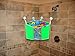 Corner Toy Shower Caddy by Lebogner - Baby Bath Toy Organizer with 4 Strong Suction Cups, Toddler Bathtub Storage Toy Holder with Bottom Mesh Net for Easy Draining and Drying, Kids Toy Shower Caddy