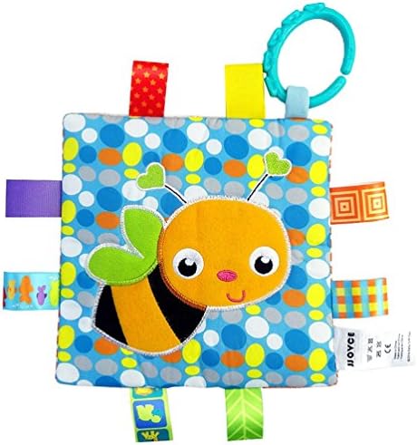 Handmade Teething Cloths (1-Pack) by LASLU — Baby Teething Toys / Teething Blanket — Infant & Baby Toys (Little bee)
