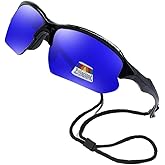 SydeStyle Polarized Bifocal Sunglasses Reading Glasses for Men Women Sports Wrap Mirror Fishing Baseball Cycling