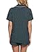 Ekouaer Women's Sleepwear Short Sleeve Pajama Set with Pj Shorts