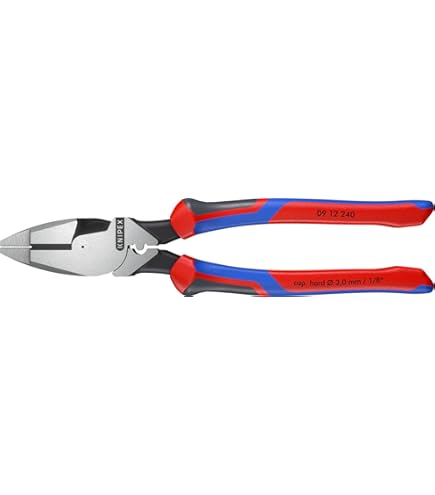 KNIPEX Tools - High Leverage Lineman's, New England Head, Multi