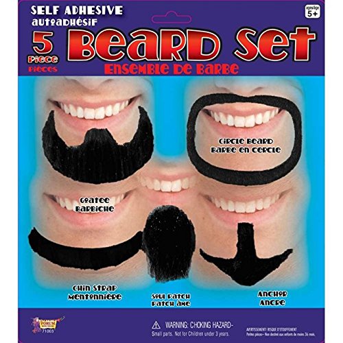 5-Piece Black Beard Set