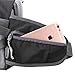 CRAZY ANTS Multifunctional Waterproof Waist Pack with Water Bottle Holder Sports Waist Bag Backpack for Running Hiking Cycling Climbing Camping Travel,Black