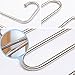 OMAAI Pants Hangers Premium S-Shape Stainless Steel Jeans Hanger with 5 Layers for Multi-Use Space Saver for Trousers Towels Scarfs Ties (3 Pack)