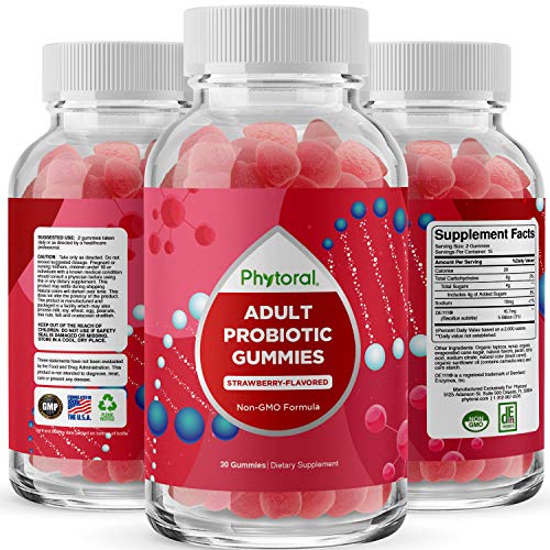 Healthy Gut Probiotic Gummies for Adults Organic Probiotics for Gut