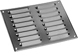 EUROPLAST 260x190mm Aluminium Air Vent Grille Cover with Insect Mesh 10x7 view 4
