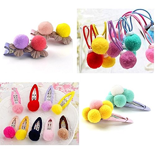 Shaoshao _250 Pieces 1 Inch Assorted Pompoms Multicolor Arts and DIY Creative Crafts