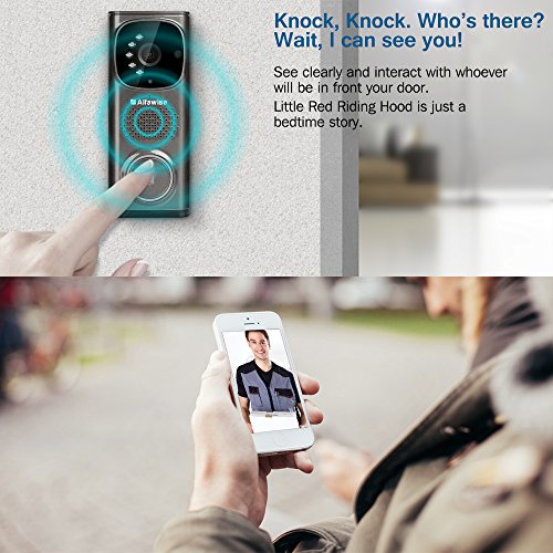 Alfawise-WiFi-Video-Doorbell-Camera-Doorbell-with-Night-Vision-HD-Video-PIR-Motion-WIFI-Connection-Smart-Home-Hub-for-Cellphone-Video