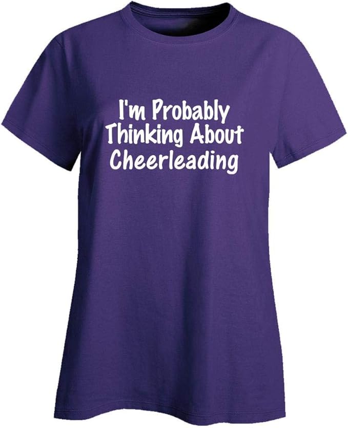 Funny Cheerleading Design Probably Thinking About Sports Gift