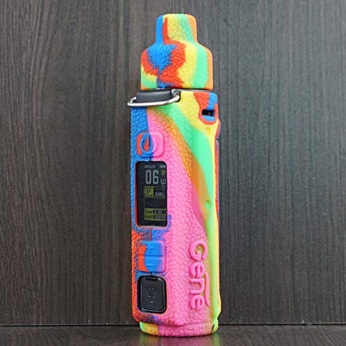 voopoo argus pro case Silicone for 80W Texture Cover Protective Rubber Sleeve Wrap Skin Soft Shell (Rainbow) in Saudi Arabia Vaporesso XROS 3 NANO brand_vuse Version & Ohms:X 1.2