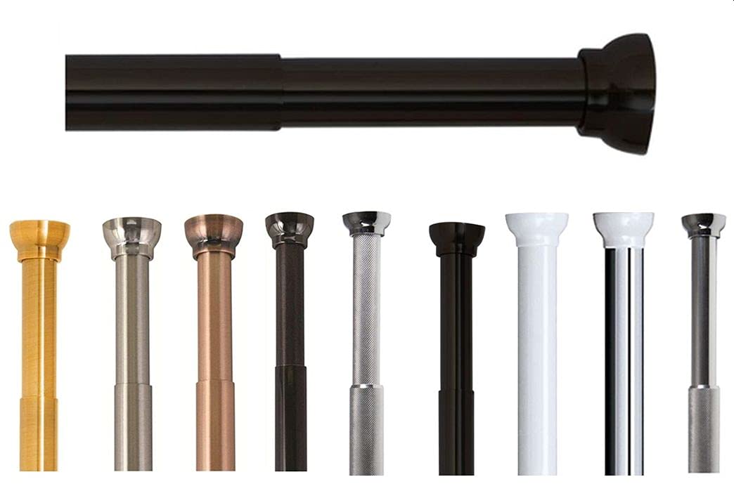 SPIRELLA Kreta MATT 75-125 cm, Dull Black