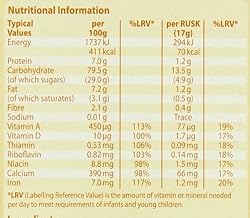 Heinz Farley's Rusks, Original Flavor, 300g Boxes