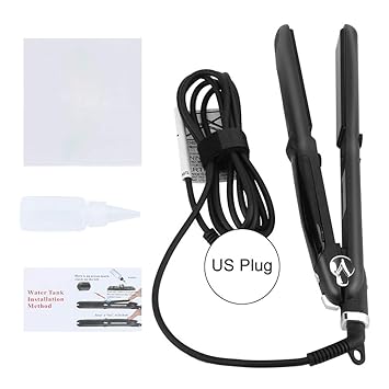 Amazon Com Hair Straightening Tool Steam Flat Iron Ptc Heater Straightener With 6 Mode Precise Temperature Control And Detachable Water Tank Reduce Hair Tangling Hair Straighten Device Us Plug Beauty