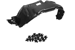 Parts N Go Fender Liner w/Clips for 2006-2012 Rav4 Front Left Driver Side TO1248143 5387642064
