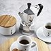 Bialetti - Moka Express: Iconic Stovetop Espresso Maker, Makes Real Italian Coffee, Moka Pot 1 Cup (2 Oz - 60 Ml), Aluminium, Silver