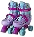 PlayWheels Disney Frozen Classic Quad Roller Skates, Junior Size 1-4