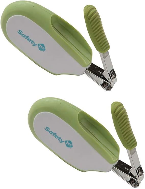 Safety 1st Steady Grip Infant Nail Clipper (Colors May Vary) (Pack of 2) Home & Kitchen