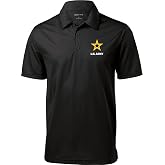 Buy Cool Shirts US Army Star Logo White Chest Print Textured Polo Shirt
