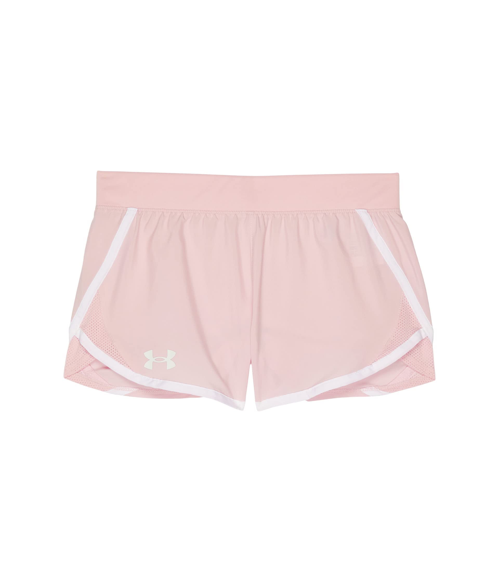 Under Armour girls Fly By Shorts , (647) Prime Pink