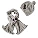 Toubaby Kid Girl's Winter Hat and Scarf Set Flower Hats 100% Cotton 3colours