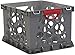 Storex Recycled Filing Crate with Comfort Handles, 17.25 x 14.25 x 10.5 Inches, Red, Case of 3 (STX61790U03C)