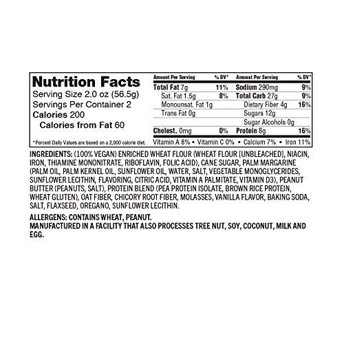 LENNY & LARRY’S COMPLETE COOKIE, PEANUT BUTTER, 4 OZ