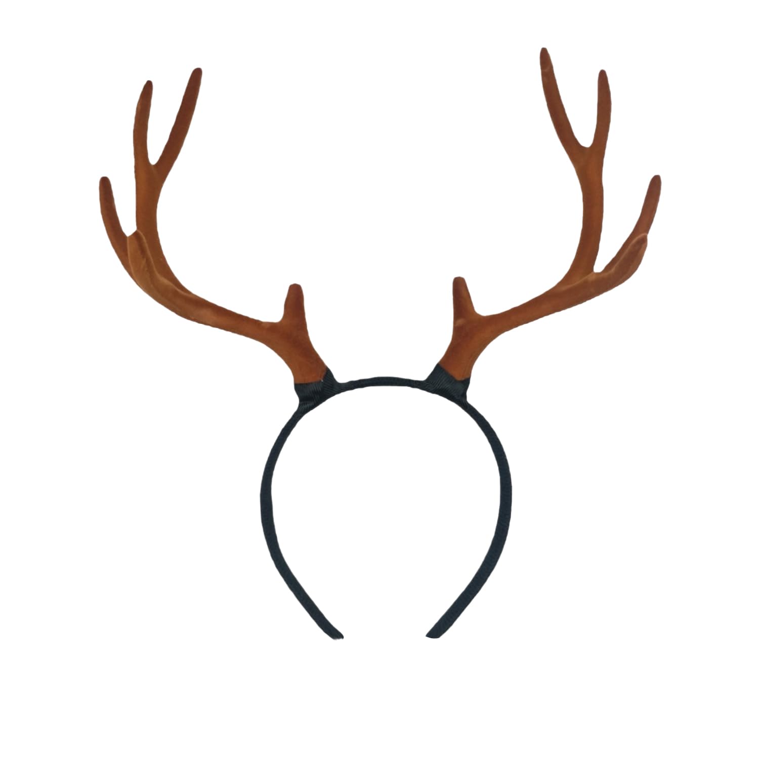 MEISH Deer Antler Headband Plush Reindeer Antler Headband Cute Christmas Reindeer Ears Headbands Christmas Hair Accessories for Women Girls (color1)