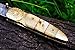DKC Knives (9 6/18) Sale x DKC-176 Brass Prince Damascus Steel Folding Pocket Knife Custom Handmade Pearl 4.5