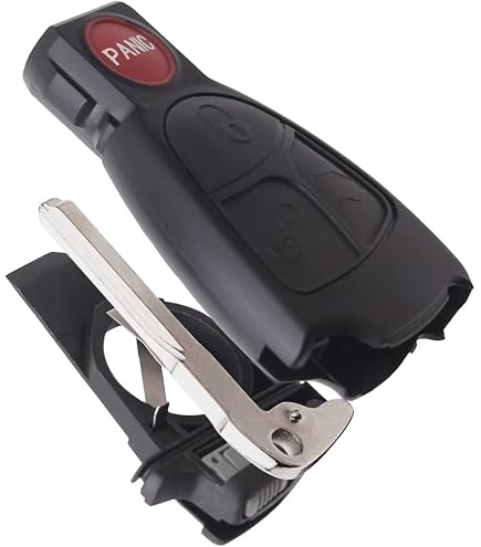 Funda De Repuesto Para Llavero De 4 Botones Para Mercedes Benz E C R CL GL SL CLK SLK Control Remoto Smart Key Fob Shell Sin Chips