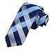 DAE7C07-09 Handmade Design Woven Microfiber Checkered Skinny Tie By Dan Smith