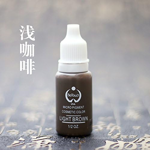 Biotouch eyebrow tattoo pigment embroidered eyebrow tattoo pigment floating carved eyebrow eyebrow pigment ink cup (light brown(浅咖啡)