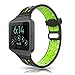 For Fitbit Blaze Bands Accessory, VODKE Silicone Ventilate Replacement Watch Band/Strap/Bracelet/Wristband With Frame For Fitbit Blaze Smart Fitness Watch Men Women (Black+Green)