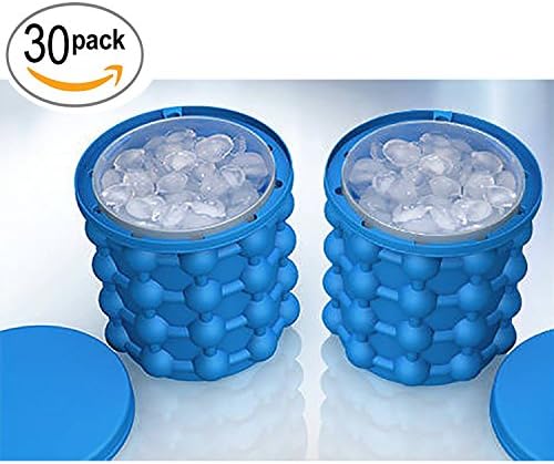 Ice Cube Maker Genie - The Revolutionary Space Saving Ice Cube Maker by AMZT