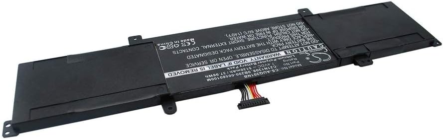 Notebook Laptop Battery 5130mAh/37.96Wh 7.4V Notebook Laptop Battery For ASUS 0B200-00580100M C21N1309 Batteries With High Capacity Are Rechargeable (Color : Black, Size : 301.90 x 81.76 x 8.43mm)