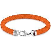 Tommy Hilfiger Men's Jewelry - Silicone Bracelet, Lobster Closure - Colorful Design - Casual, Everyday Style - Gift for Him