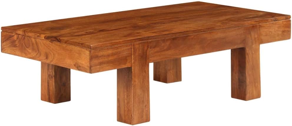 Binzhoueushopping Table Basse En Bois Massif Finition Sheesham 100 X 50 X 30 Cm Table Basse Moderne Table Basse Canape Table Salon Design Amazon Fr Cuisine Maison