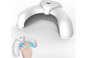 FLOVERKITY Nail-Fungs-Light-Device Thick &Damaged Toenails – Featuring 470nm-Blue-Light+ 910nm-Infrared-Light–Effective Home Solution for Fingernail Nail Light Device