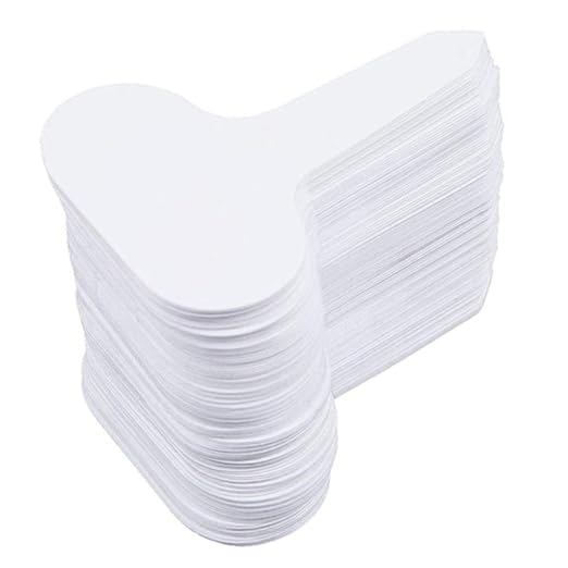 UnitedheartES 100Pcs Etiquetas de jardín de plástico de Tipo T ...