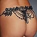 Sexy Underwear ,BeautyvanWomen Sexy Lace Lady Briefs Lingerie Knickers G-string Thongs Panties Underwear (Black, Free Size)