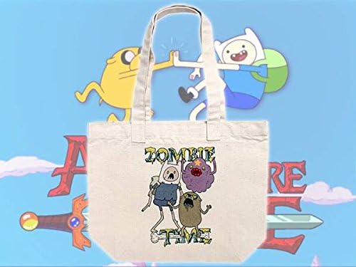 Amazon Co Jp アドベンチャータイムトートバッグゾンビタイムフィンジェイクランピー鞄 ホビー 通販