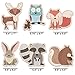 Woodland Creatures Party Supplies | Nursery and Baby Shower Decorations | Set of 6 HEAVY Card Stock Figures | LARGE, DURABLE and REUSABLE