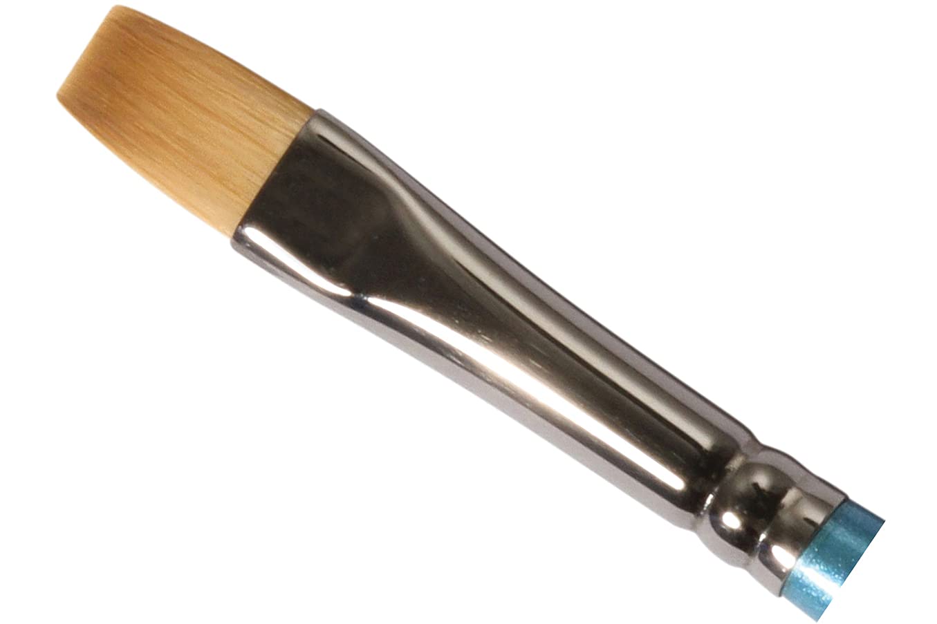 Daler-Rowney Aquafine Watercolour Brush, Soft Synthetic Hair, Short Handle, Flat Shader, 10
